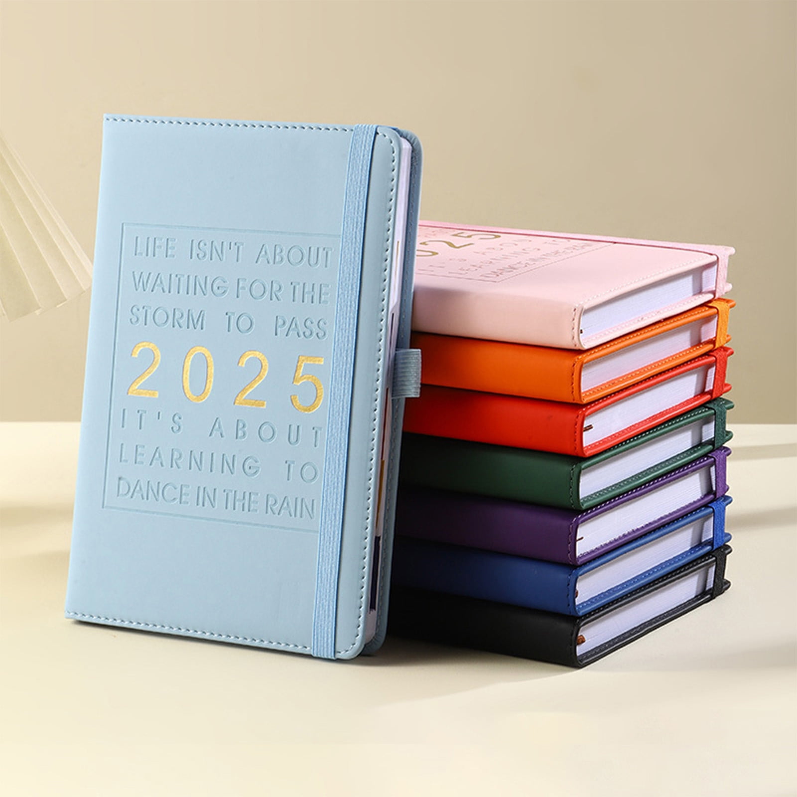 Cyber_&_Monday Deals,Agenda grande 2025 planificador diario de 365