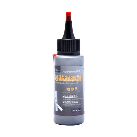 Agent 1 Long Lasting Lock Cylinder Lubricant Powder with Dry Lube and Needle Tube for Enhanced Door Keys and Doors Multifunctional Dry Lubricant for Home Use