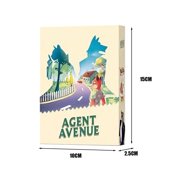 Agent Avenue Board Game, English Version 2 Player Tabletop Game, Fun Family & Friends Party Entertainment Game