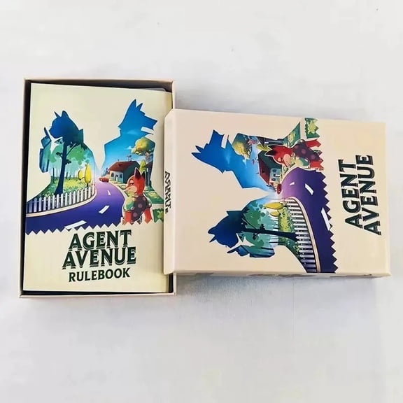 Agent Avenue Board Game English Version 2 Players Family Party Fun Tabletop Game for Friends