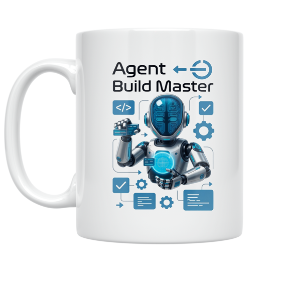 Agent Build Master Workflow Loop Design - Tech Enthusiast - 11 oz Ceramic Coffee Mug