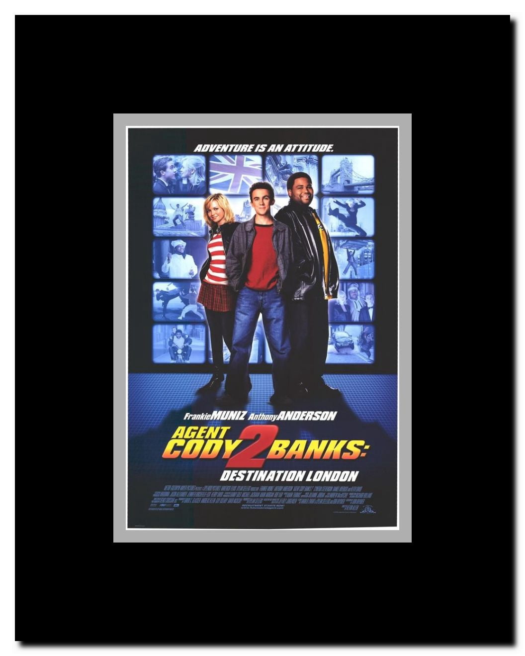 Agent Cody Banks 2: Destination London Framed Movie Poster