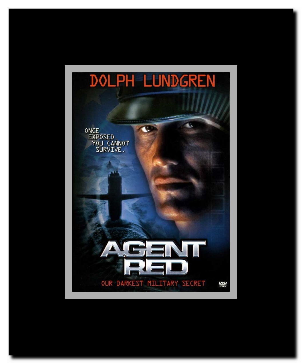 Agent Red Framed Movie Poster