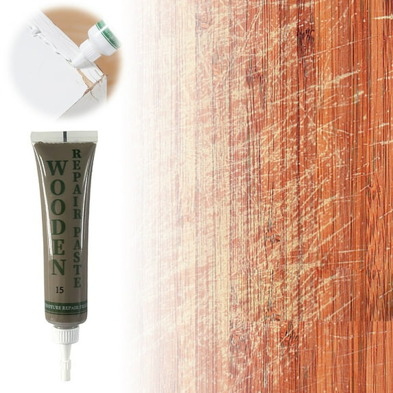 Agent for Solid Wood Floor Scratch Filling Paste - Natural Color for Wood - 25g Up Solution for Home and