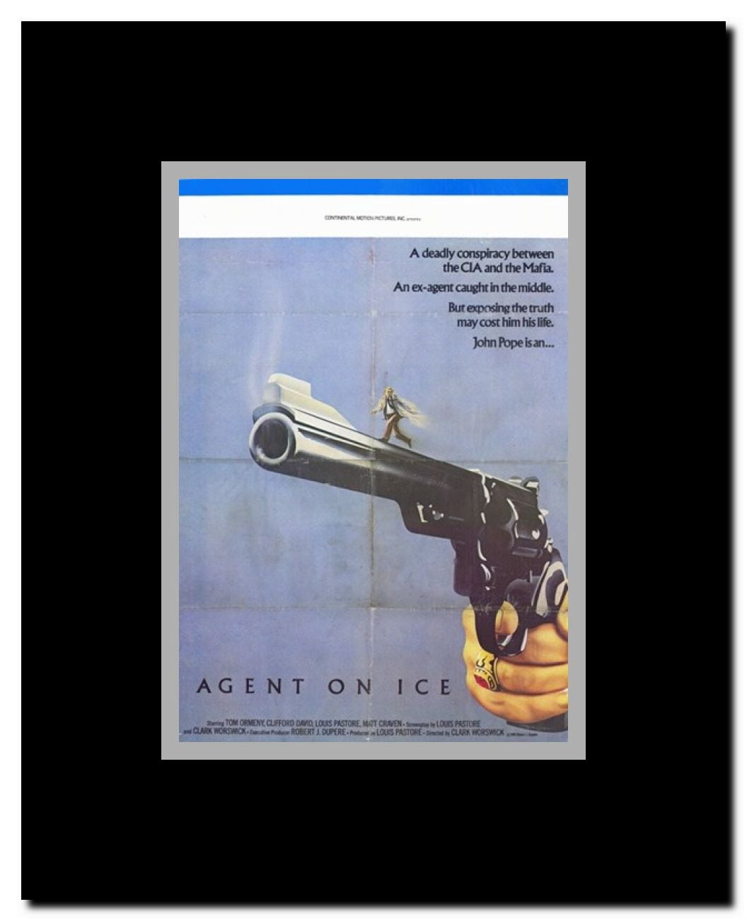 Agent on Ice Framed Movie Poster