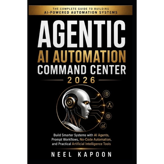 Agentic AI Automation Command Center 2026: Build Smarter Systems with AI Agents, Prompt Workflows, No-Code Automation, a, (Paperback)