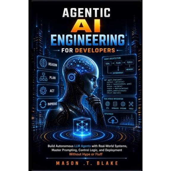 Agentic AI Engineering for Developers: Build Autonomous LLM Agents with Real-World Systems, Master Prompting, Control Lo, (Paperback)
