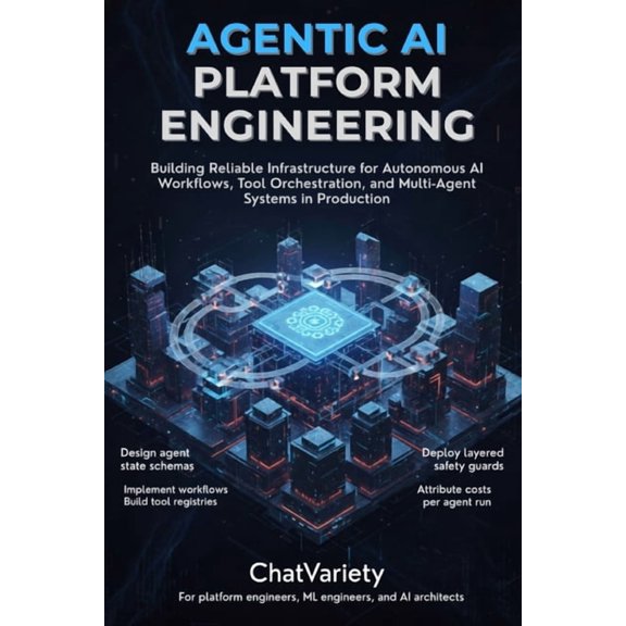 Production AI Engineering Agentic AI Platform Engineering: Building Reliable Infrastructure for Autonomous AI Workflows, Tool Orchestration, and M, (Paperback)