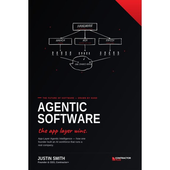 Agentic Software: The App Layer Wins: How One Founder Built an AI Workforce That Runs a Real Company, (Paperback)