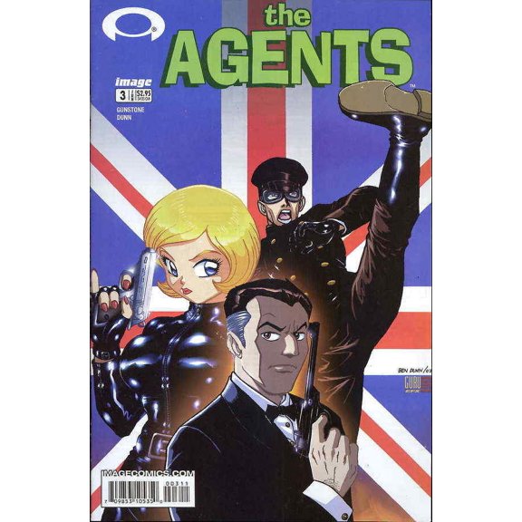 Agents #3 VF ; Image Comic Book