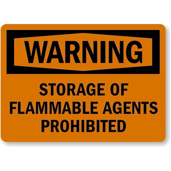 Agents Prohibited Warning Weatherproof Metal Aluminum Sign Size: 8 x 12 Inch