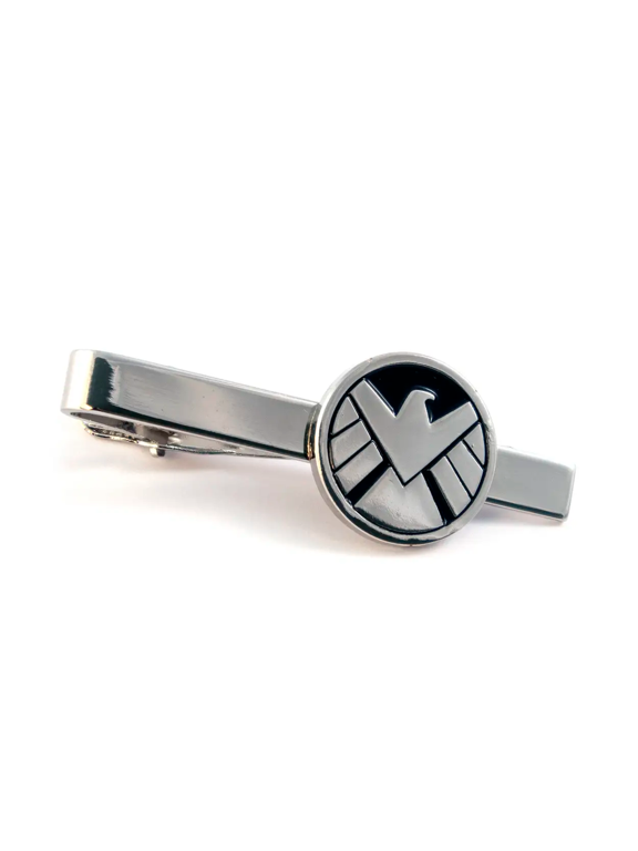 Agents of Shield Cufflinks, Avengers Tie Clip, Groomsmen Jewelry, Men’s Wedding Gifts