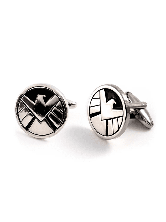 Agents of Shield Cufflinks, Avengers Tie Clip, Groomsmen Jewelry, Men’s Wedding Gifts