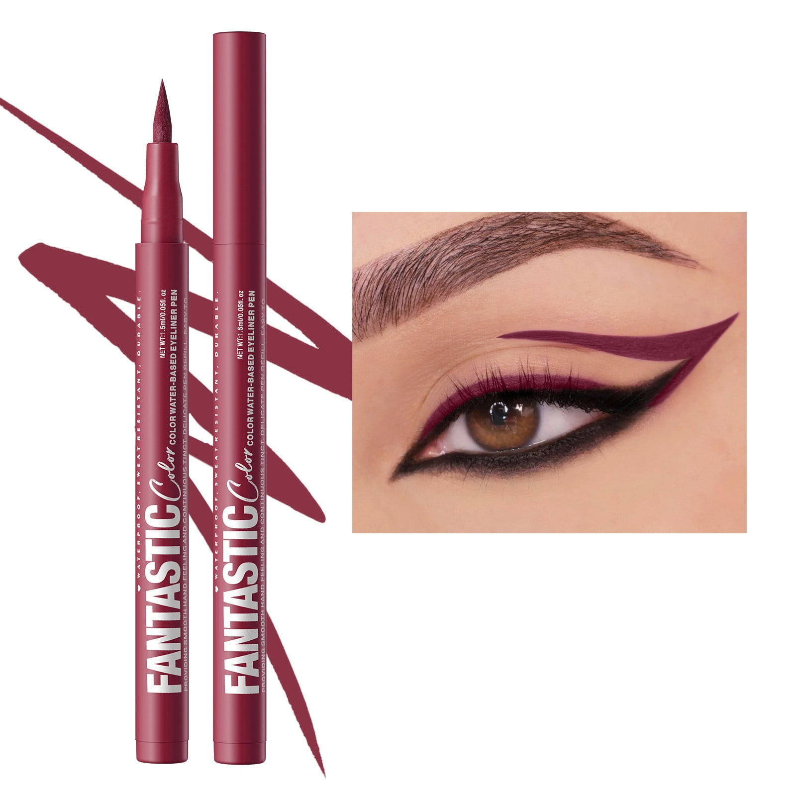 Ageoie 12 Colors Matte Liquid Eyeliner 0.05Fl.Oz/Pc,Colorful Neon ...