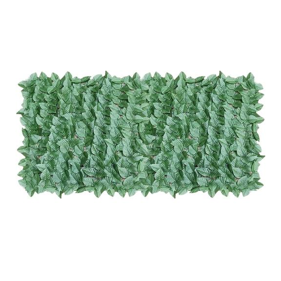 Ageoie Artificial Ivy Privacy Fence Wall Screen Fake Hedges Fence And Faux Ivy Vine Leaf Decoration for Indoor Outdoor Green Backdrop, Garden Greenery Decor (39.37 X 19.69 In), A