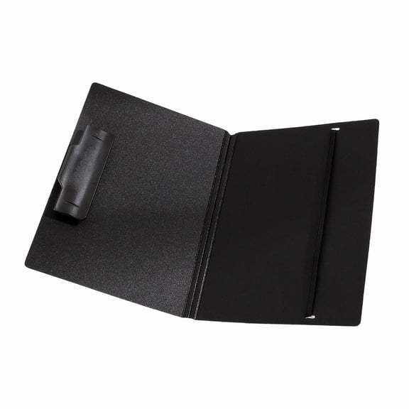 Ageoie Clipboard Folder Foldable Clipboards 360 Degree Cover Clipboard File Folder File Cover Work Folder Clipboards for Office, Meeting, Work, Job Interviews, Black