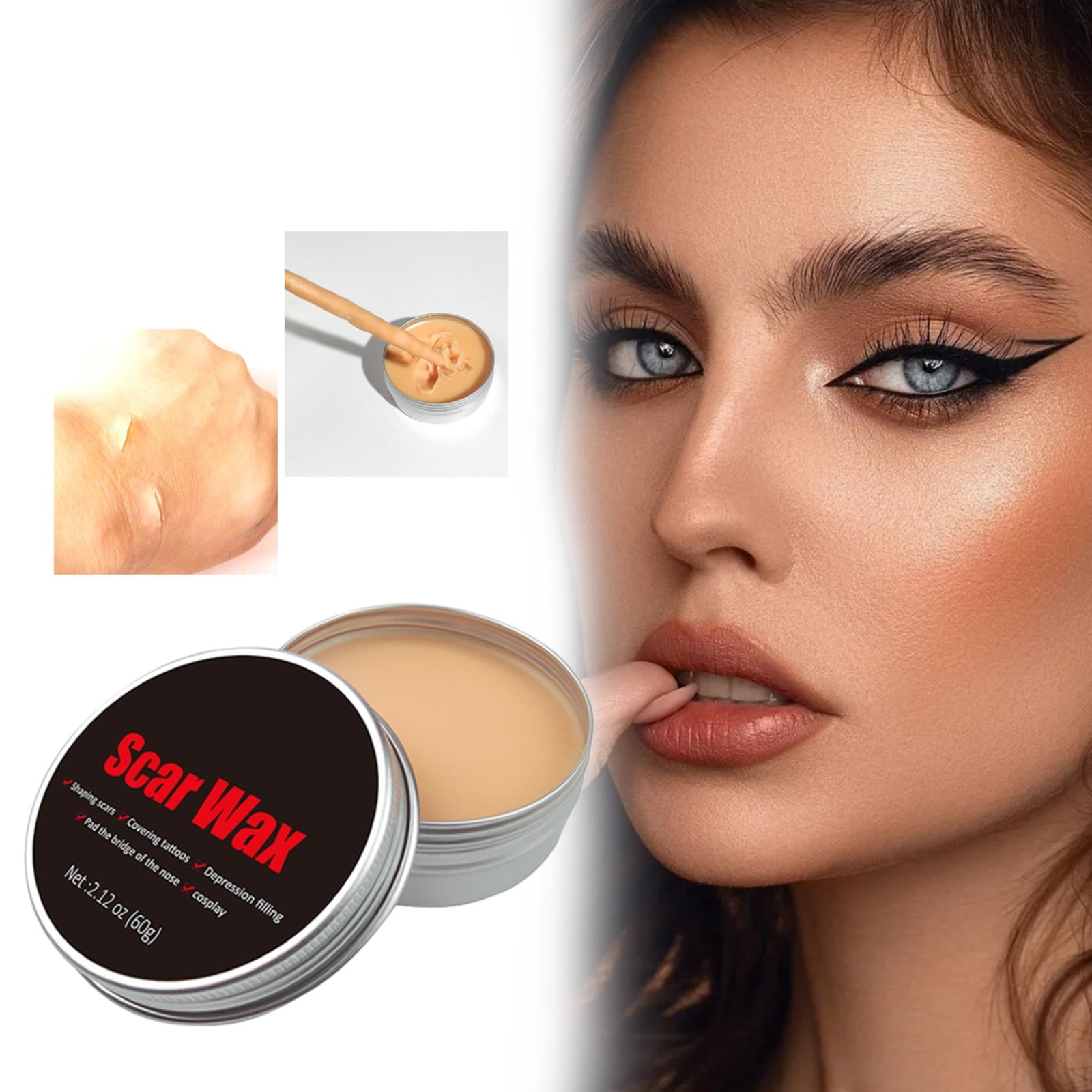 Ageoie Concealer Lightweight and Breathable Modeling Wax Scar Wax