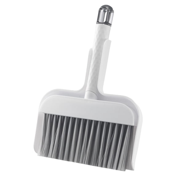 Ageoie Dust Pan Small Broom And Dustpan Set Mini Dustpan And Brush Set Small Hand Broom with Dust Pan for Desk Table Home Cleaning Drawers Desktop Sofas, Gray