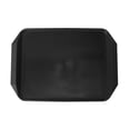 thumbnail image 1 of Ageoie Foodservice Products Cafe Cafeteria Tray Hicken Fast Food Serving Tray Colorful Plastic Cafeteria Trays Rectangular Serving Trays Restaurant Lunch for Kitchen Hotel Dinner Party, Black, 1 of 8