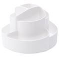thumbnail image 1 of Ageoie Pencil Pen Holder for Desk Multi Slots Rotating Desk Organizers Desktop Storage Stationery Supplies Organizer Cute Pencil Cup Pot for Office, Home, White, 1 of 6