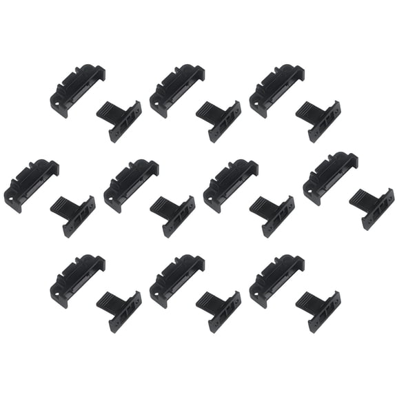 Ageoie Plastic Quick Fitting Furniture Panel Joint Bracket Fast Installation Push-On Clip , for Roman Column, Wall Cladding, Partition Wall, Cabinet Panels, 10 Pack