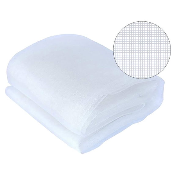 Agfabric Insect Bird Barrier Garden Plant Cover Netting, 10 x 30 Foot (White)