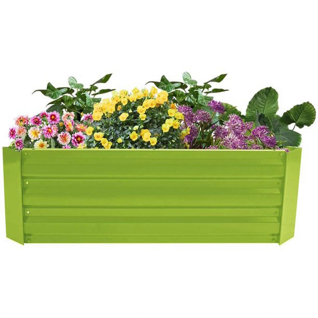 Agfabric Metal Garden Bed Kit Galvanized Garden Beds Metal Planter Box