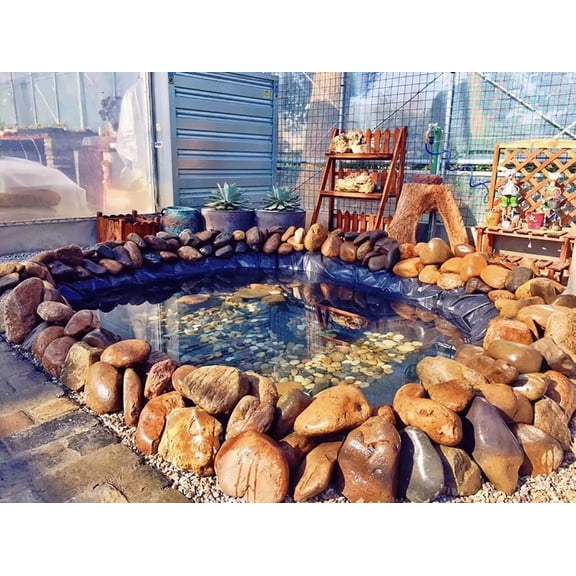 Agfrabic 14 Mil 6x10FT Skins Liner for Pond, Waterfall and Water Features, PRO Grade, Black