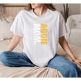 thumbnail image 1 of Aggie Mom Spirit School Pride Graphic Unisex T-Shirt, for men & women, up to size 5XL, 1 of 2