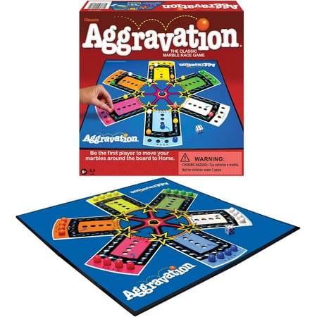 Aggravation Board Game – Classic Marble Race for Family Fun