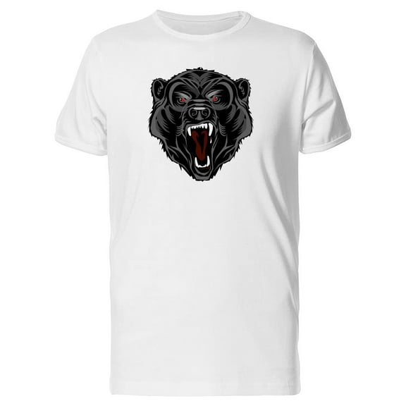 Aggressive Red Eyed Bear Tee Men's -Image by Shutterstock