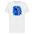 thumbnail image 1 of Aggressive Shark Painting T-Shirt Men -Image by Shutterstock, Male 4X-Large, 1 of 2