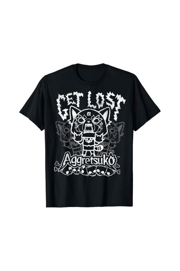 Aggretsuko "Get Lost" Rage Tee Shirt
