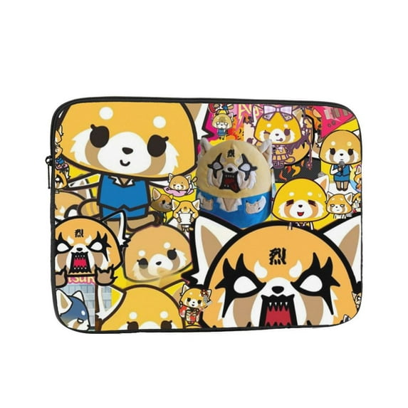 Aggretsuko Laptop Case Sleeve, 17 inch Laptop Sleeve Bag Durable Shockproof Protective Computer Carrying Cover
