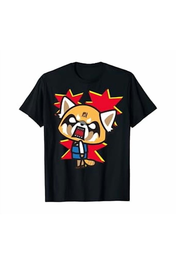 Aggretsuko Rage Face Character T-Shirt