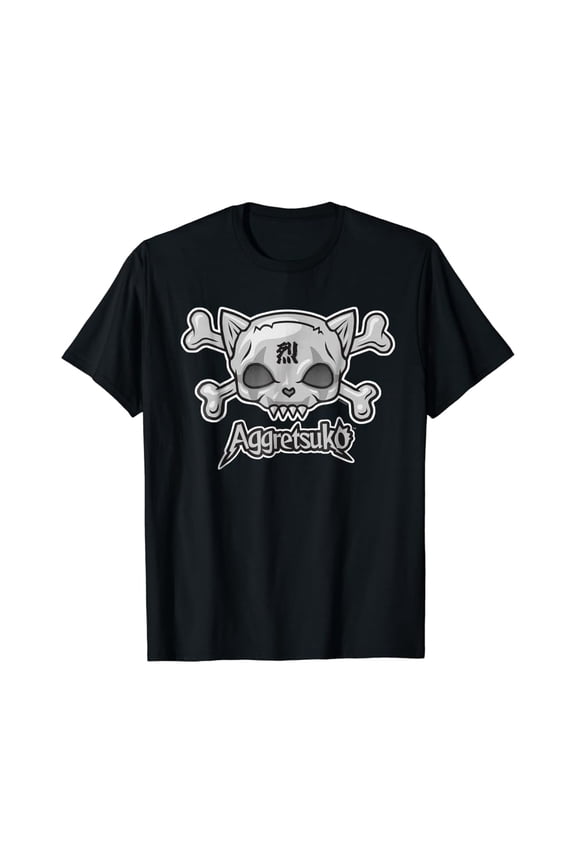 Aggretsuko Skull and Crossbones Tee Shirt