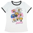 thumbnail image 1 of Aggretsuko T-Shirt For Junior's Pop Anime Character Ringer Top Small, 1 of 3