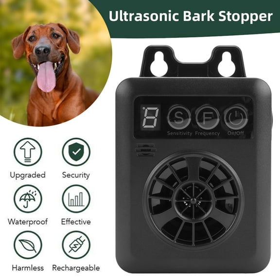 Aggxpf Anti Barking Device Dog Barking Control Devices, Sonic Bark Deterrent with 3 Modes, Waterproof Dog Barking Deterrents