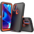 thumbnail image 1 of Aggxpf Compatible with Moto G Play 2023/Moto G Pure/Moto G Power 2022 Neutral Phone Case, Dual Layer Protection Phone Cover (Orange), 1 of 5