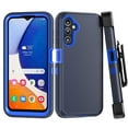 thumbnail image 1 of Aggxpf Galaxy A14 5G Case with Belt-Clip Holster, Military Grade Full Body Protection Phone Case, Heavy Duty Protective Phone Cover, Dark Blue, 1 of 5
