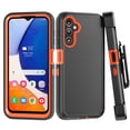 thumbnail image 1 of Aggxpf Galaxy A14 5G Case with Belt-Clip Holster, Military Grade Full Body Protection Phone Case, Heavy Duty Protective Phone Cover, Orange, 1 of 5