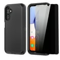 thumbnail image 1 of Aggxpf Galaxy A14 5g Case with Anti Spy Tempered Screen Protector (2 Pack), Heavy Duty Protective Phone Case, Shockproof Phone Cover for Galaxy A14 5G, Black, 1 of 5