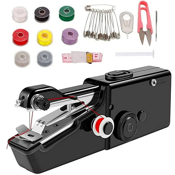 Aggxpf Handheld Sewing Machine, Stitch Handheld for Beginners Sewing Clothes Fabric, Jeans, Pet Cloth