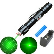 Aggxpf Laser Pointer Pen Green, High Power Flashlight Laser Pointer, Super Bright Green Laser Pointer with Battery Charger