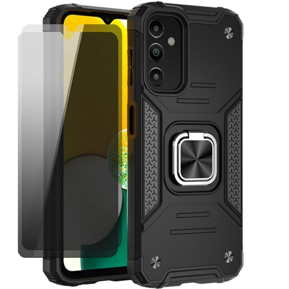 Aggxpf Samsung A14 5g Case with Screen Protector Pack, Anti Spy Privacy Tempered Screen Protector and Phone Case for Galaxy A14 5g Case, Black