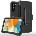 thumbnail image 1 of Aggxpf Samsung Galaxy S23 Case with Belt-Clip Holster, Military-Grade Drop Protection Shockproof Protective Phone Case for 6.1" Galaxy S23, Black, 1 of 5