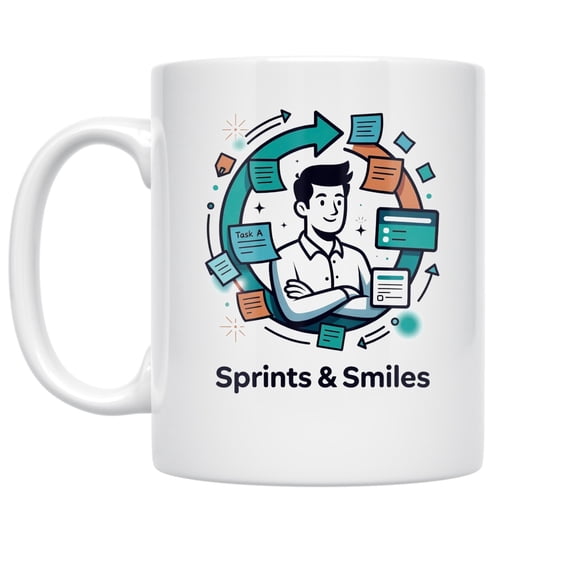 Agile Board Design - Scrum Team - 11 oz Ceramic Coffee Mug