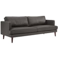 thumbnail image 1 of Modway Agile Genuine Leather Sofa in Gray, 1 of 3
