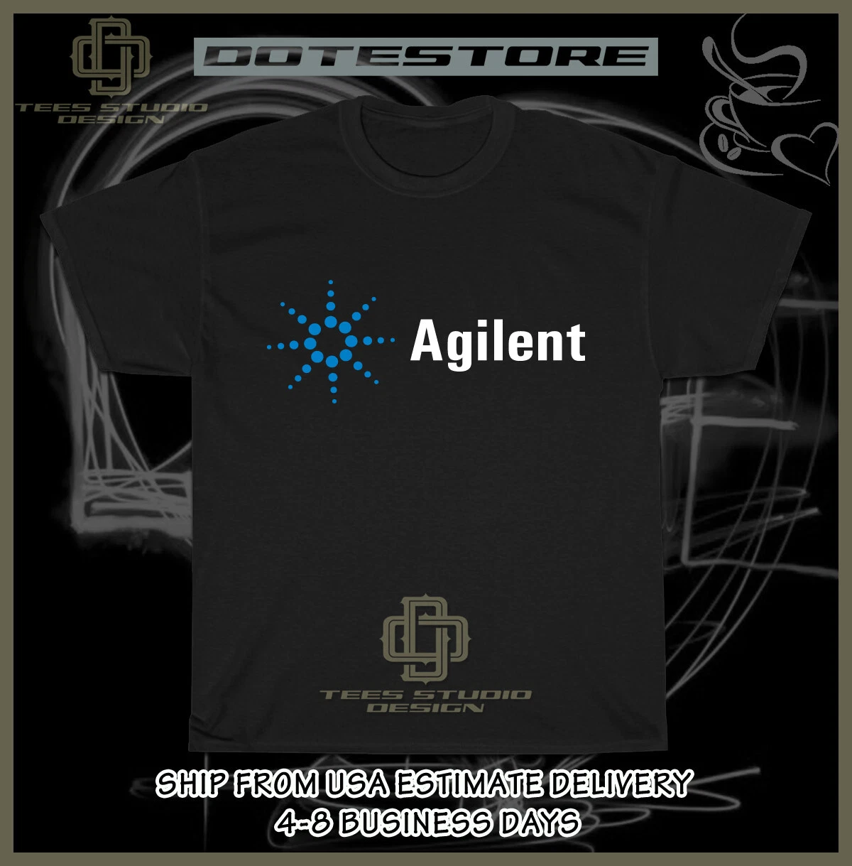 Agilent Technologies Logo Men's T-Shirt American Dotees Tee Shirt ...
