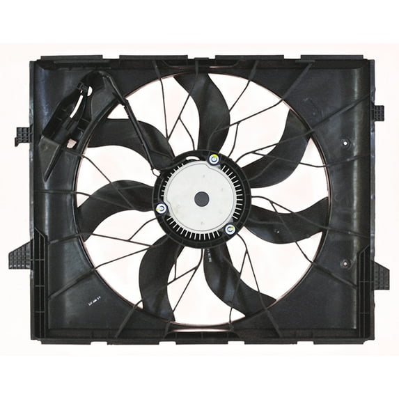 Agility Auto Parts 6010012 Dual Radiator and Condenser Fan Assembly for Dodge, Jeep Specific Models